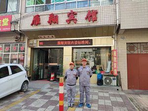 雁翔賓館荃芬除甲醛施工案例